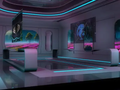 Sci Fi Room 3D model