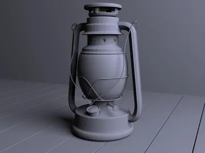 Kerozene Lamp 3D model