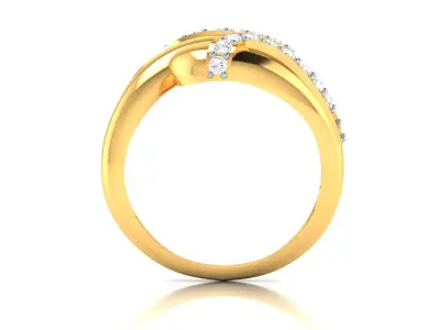 Women Ring 3D print model 53