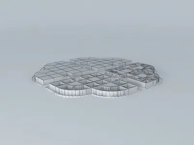 Legend complex walls 3D model