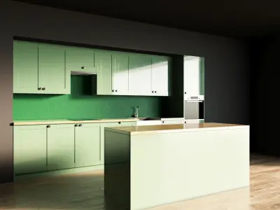 94-Kitchen10 glossy 8 3D model