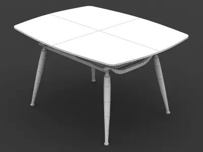 Glass Table 3D model 3