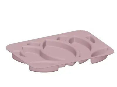 Plastic Premium Lotus Plate 3D model
