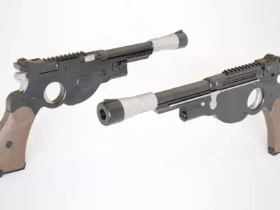 The Mandalorian Blaster 3D model