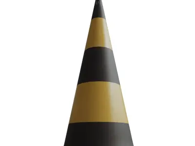 Traffic Cone Free 3D model