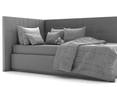 Day Bed Light Color 3D model