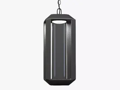 Artcraft Wexford Leaf Led Outdoor Hanging Light 3D model