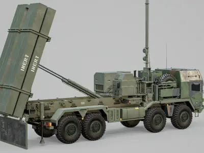  MEADS PAC-3 MSE Launcher Vehicle PBR 