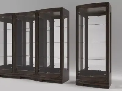 China Cabinet 02  3D model