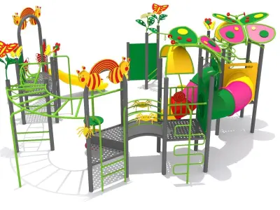 Butterfly Playground 3D model