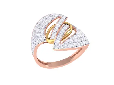  Women Ring MTL 3dm STL OBJ FBX Details 3D print model 43