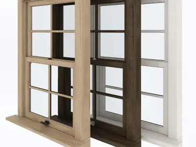 American type plastic Windows 3D model