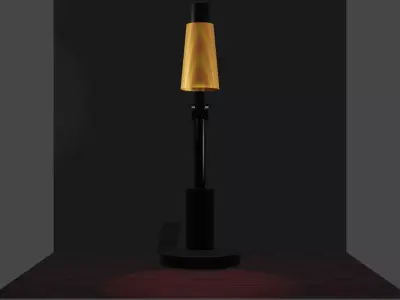 lampa floor lamp Free low-poly 3D model