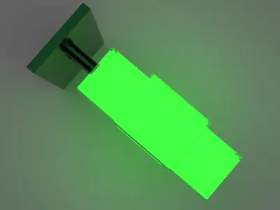 Illuminated Pharmacy Sign Board 3D model