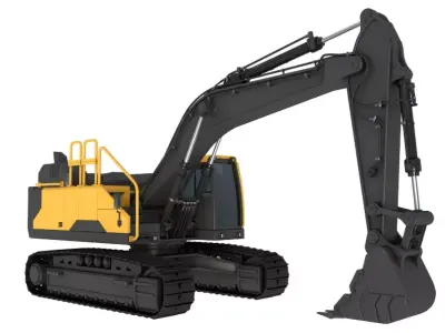 Mining Machinery Equipment Pack 3D model