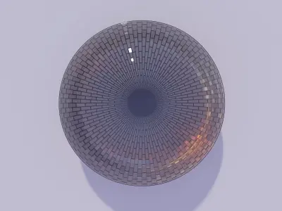 Dome glass 3D model
