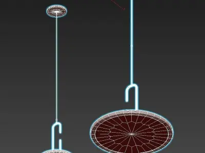 CLIP Hanging lamp 3D model