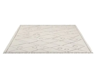NORIAH WOOL RUG 3D model purchase