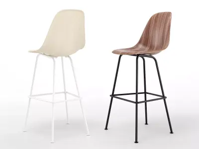 Eames Shell Stool 3D model