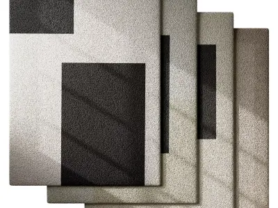 Rug Set 48 3D model