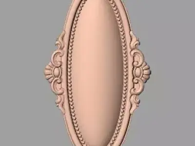 European furniture 3D relief models for CNC wood engraving E155 3D model