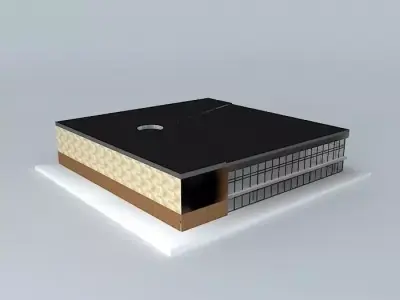 library building Free 3D model