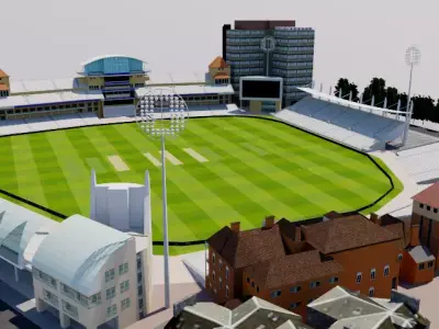 Trent Bridge Cricket Ground - Nottingham 3D model