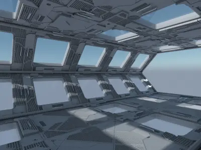 Sci-Fi Interior 102 3D model