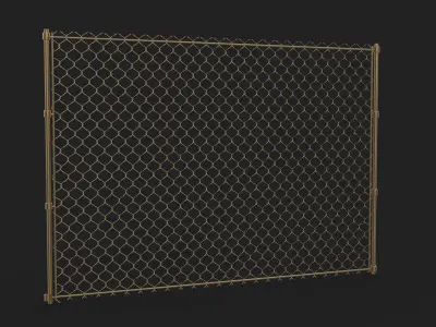 Chain Link Fence 3D model
