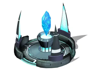 Crystal - Power Plant 01 3D model