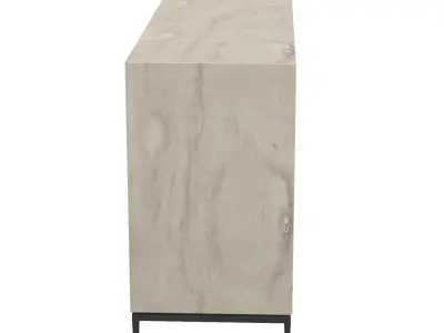 Peter French Rectangular 4 Door Sideboard 3D model