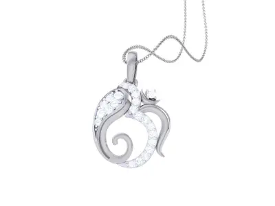 Spiritual Ganesha Pendant 3D print model