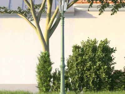 vienna public street lamp 3D model