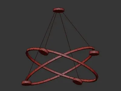 Chance circle hanging 3D model