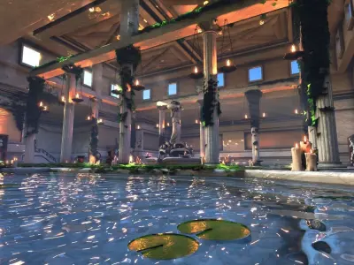 Ancient Greek Bathhouse 3D model