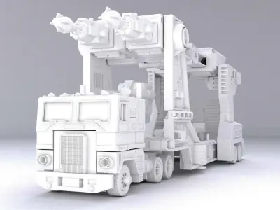 UltraMagnus g1 vintage toy 3D model