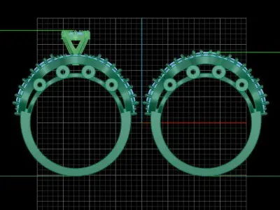 Jewelry ring 426 3D print model