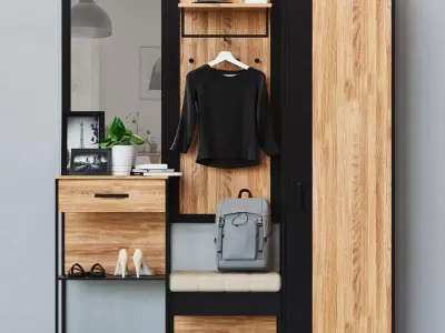 hoff hoff Hallway Techno 3D model