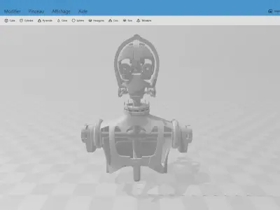 c3po episode 1 buste echelle 1 26 files STL 3D print model
