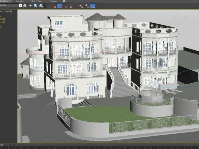 Modern classical House 3D model