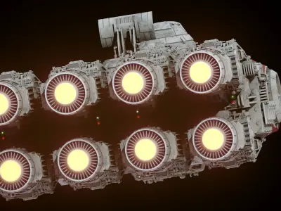 Corvette CR 96  - Star Wars 3D model