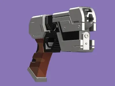 Metroid -  Paralyzer gun for cosplay 3D print model