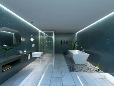 BATHROOM DESIN 3D model