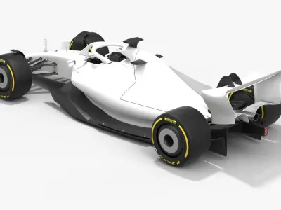  Formula 1 Season 2022 Mockup F1 Race Car Concept 