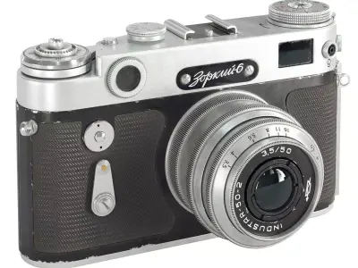 Film camera Zorki-6 3D model