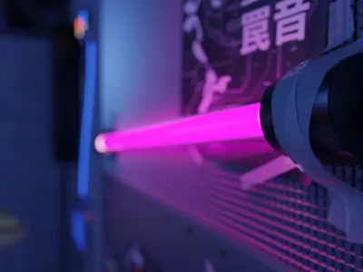 Cyberpunk Apartment Scene - High Detail 3D model