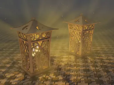 Backyard Lamp  3D model