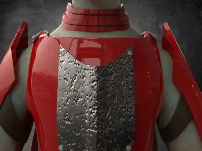 noneface asgaurdien Low-poly 3D model