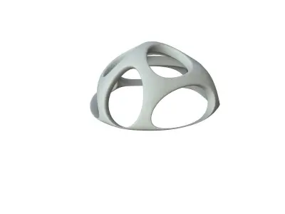 SciFi Cube Object No 51196 Low Poly Shape Low-poly 3D model
