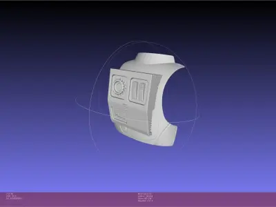 Star Wars Death Trooper Backplate 3D print model